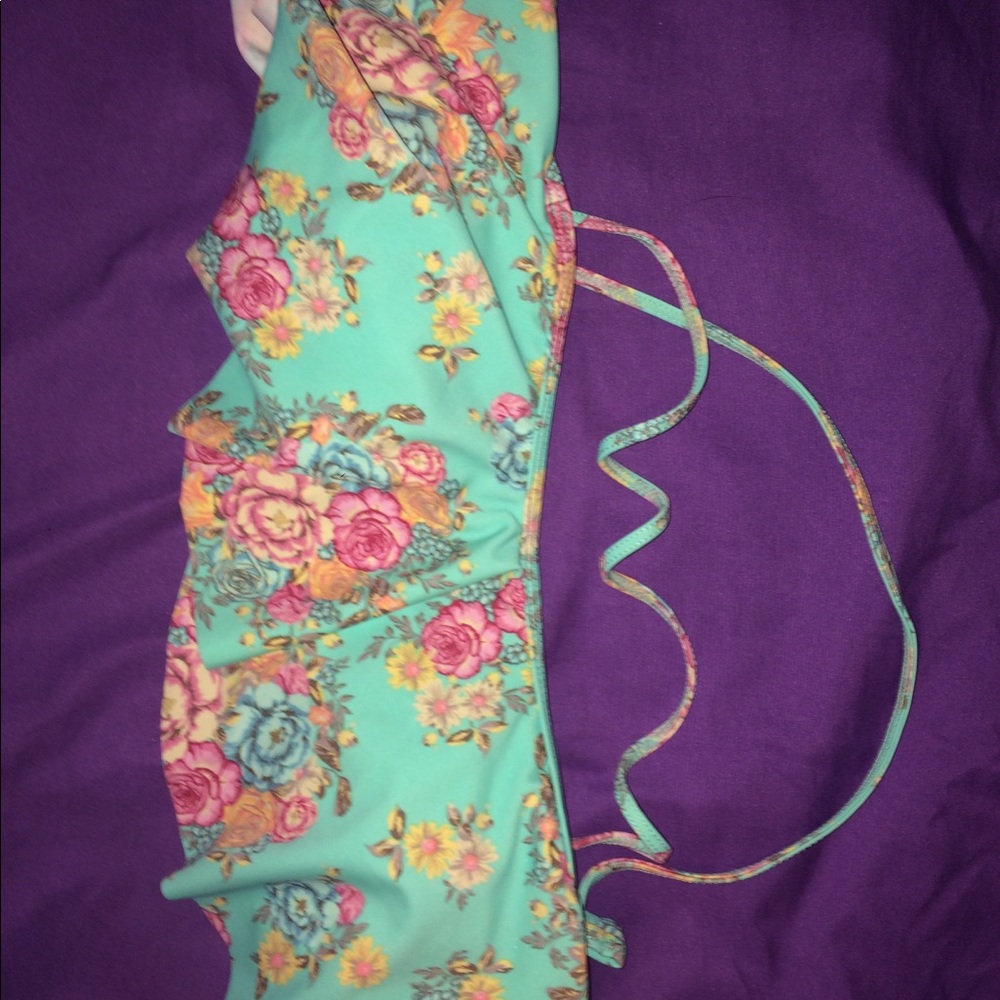 Rue 21 floral bikini top
